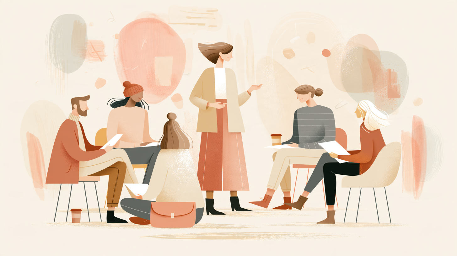 Equip educatiu compartint un espai de reflexió